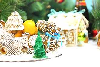 Пряничные  сани